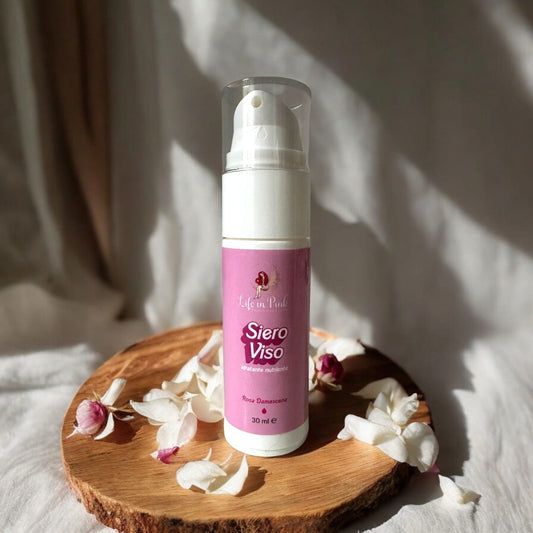 Siero Viso alla Rosa Damascena. 30 ml